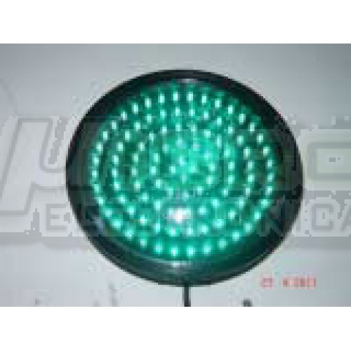 Optica De Led 200mm Verde 6907